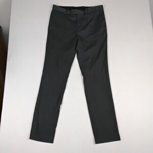 Chisel Formal Tailored Fit Dress Pants Men's 36x33 Charcoal Textured Trousers